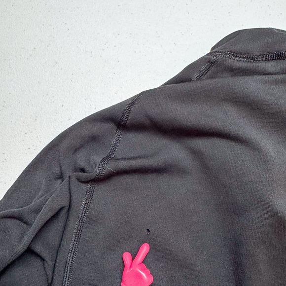 Vintage Patagonia Pullover Mens Medium Black Polartec Fleece Zip Up Made USA 90s - Picture 7 of 14